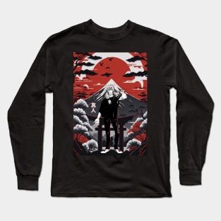 Mahitoo japan style jjk Long Sleeve T-Shirt